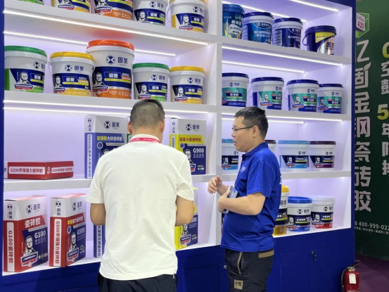 山东淄博陶博会丨开展首日，固莱 S 级瓷砖胶闪耀开场!