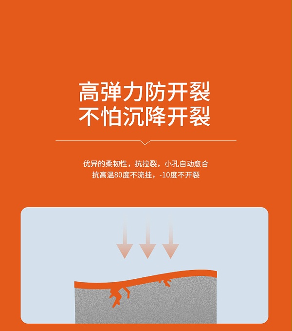 GX402红橡胶外露屋面专用防水涂料