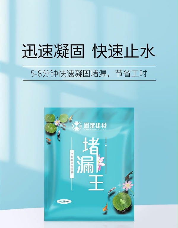 快捷堵漏：科学选材与施工的关键
